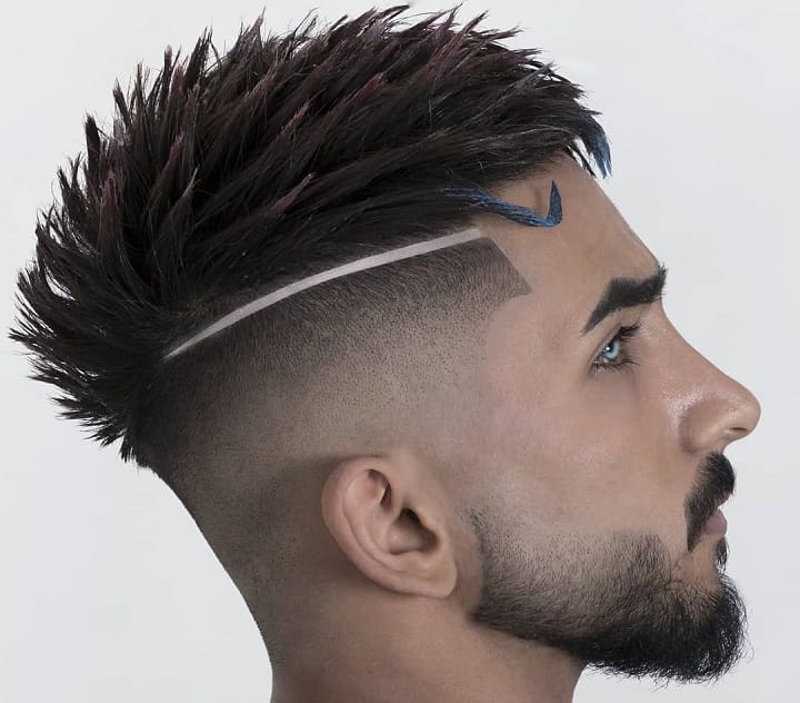 Amazon.com : N.L.W. European virgin human hair toupee for men with  transparent Thin skin PU, 10