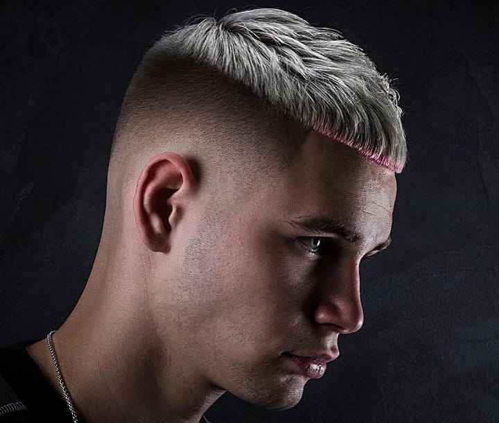 Platinum Disconnected Undercut Pixie with Messy Straight Texture and Rose  Gold Highlights - The Latest Hairstyles for Men and Women (2020) -  Hairstyleology